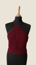 Granny triangle Top Bordeaux