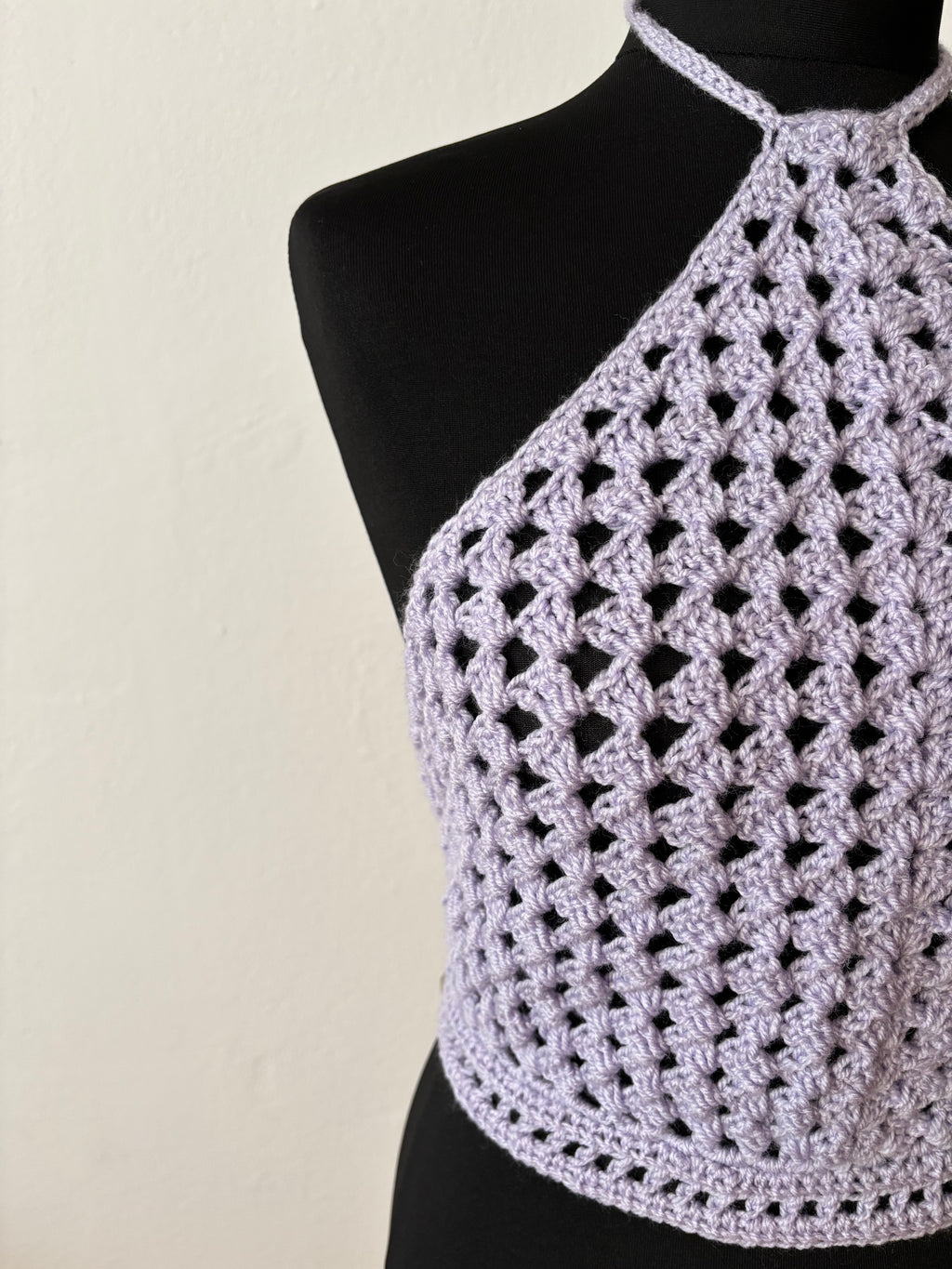 Granny Triangle Top flieder