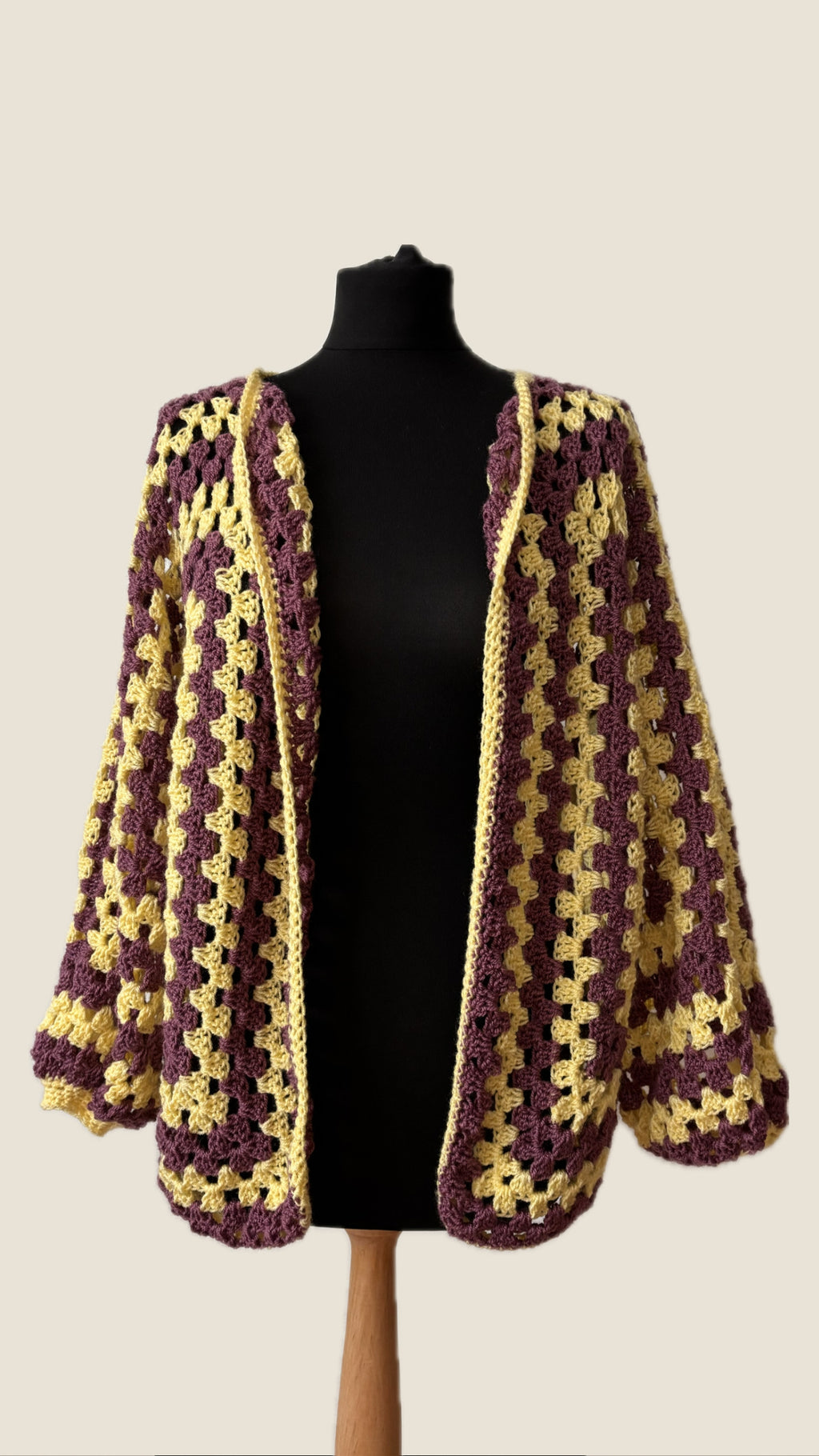 Cardigan primrose-mauve
