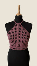 Granny Triangle Top mauve
