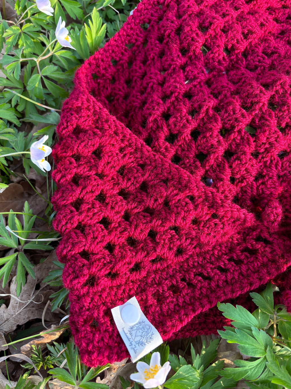 Granny triangle Top Bordeaux