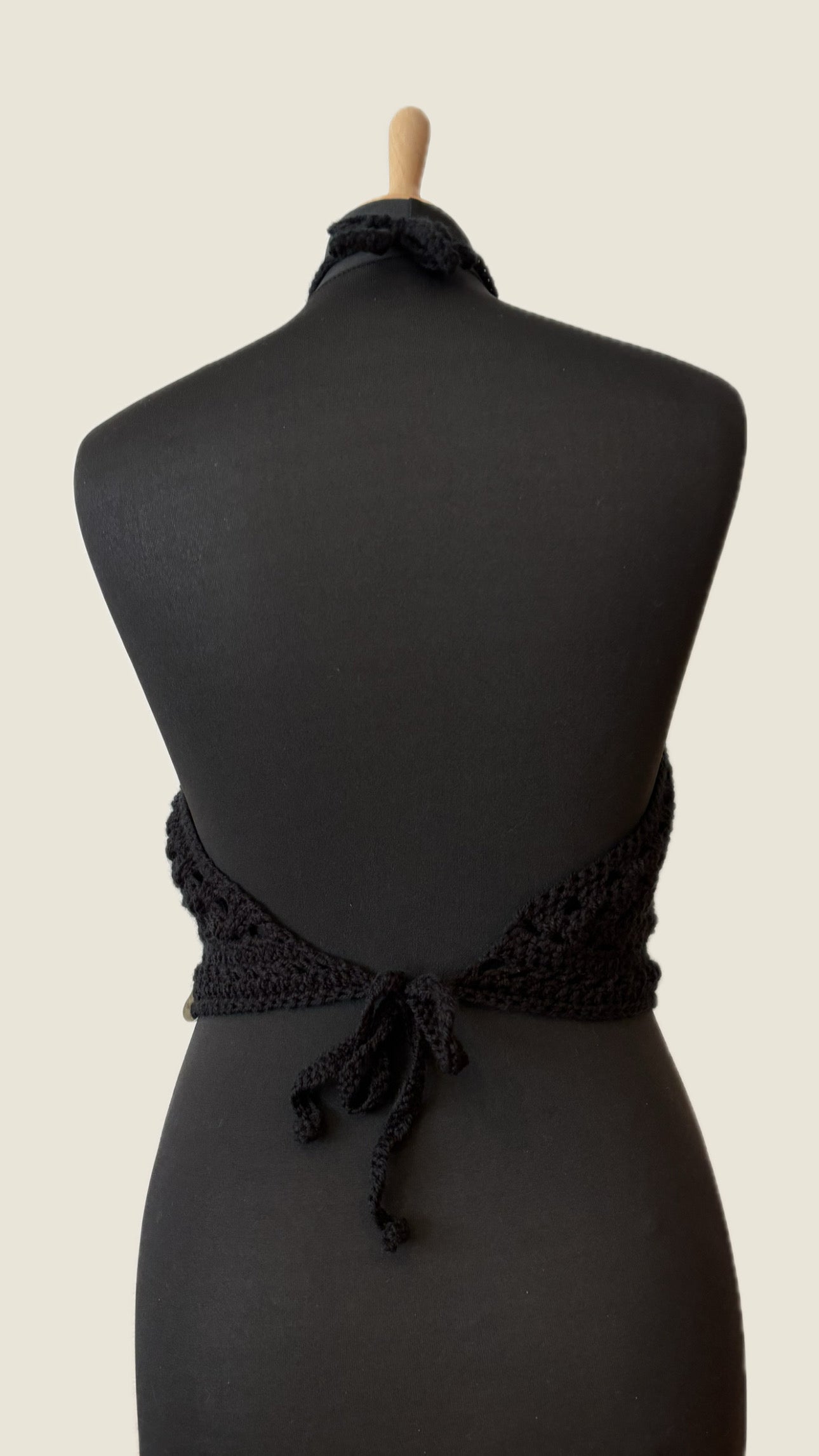Granny Triangle Top schwarz