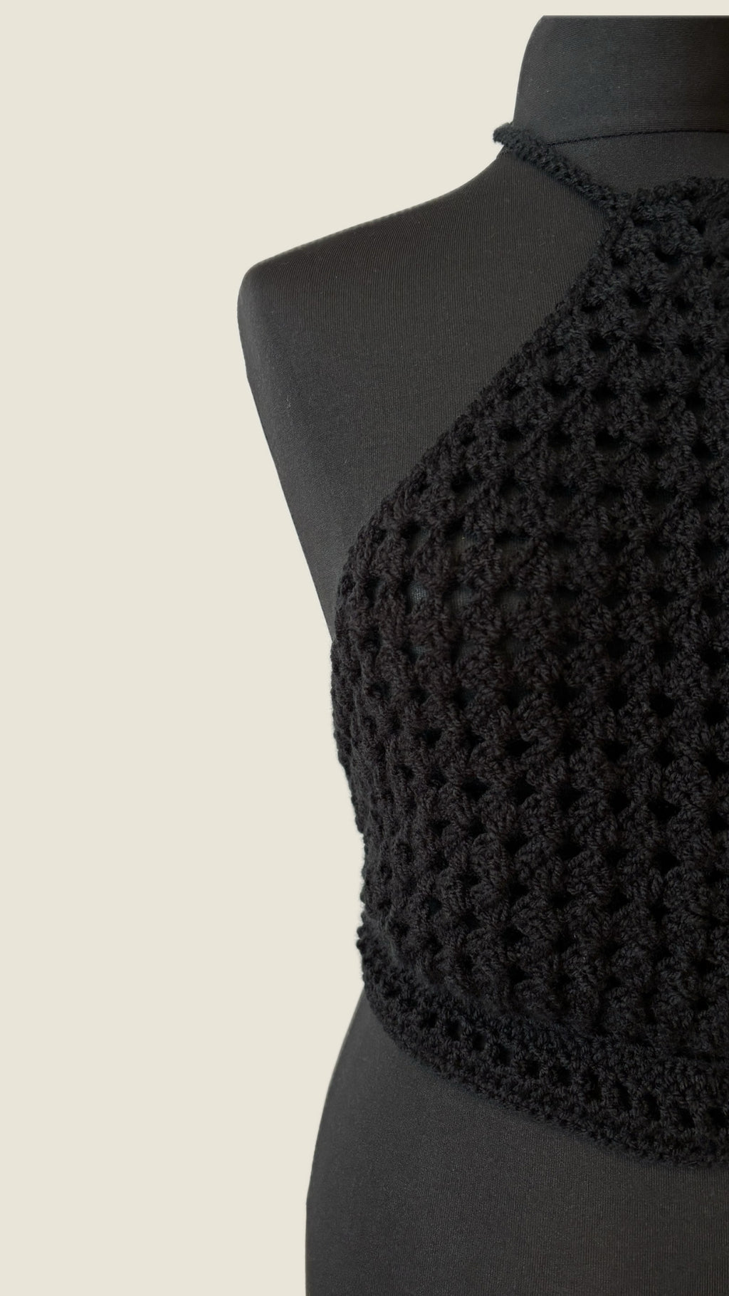 Granny Triangle Top schwarz