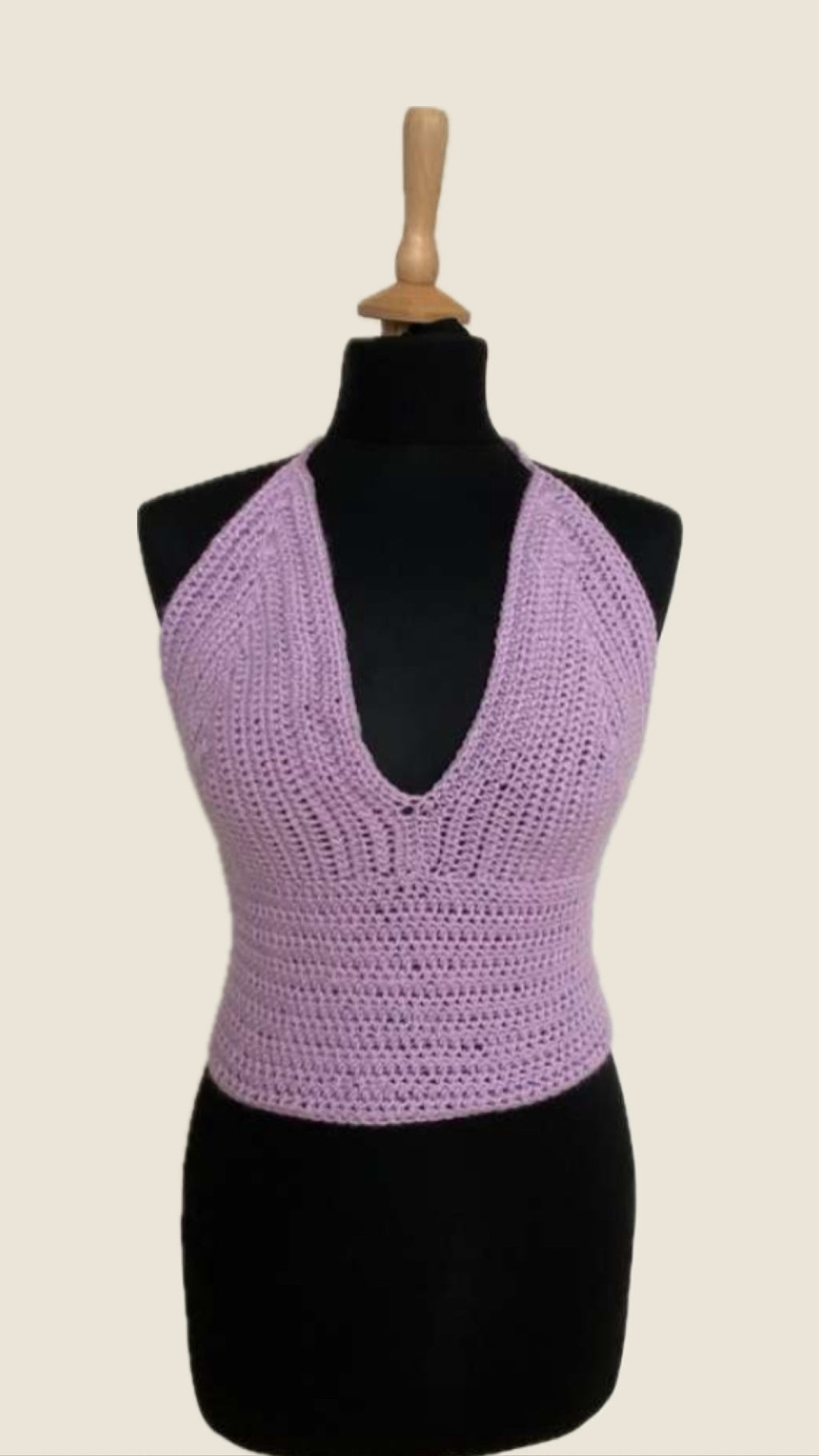 Festival crop top lila