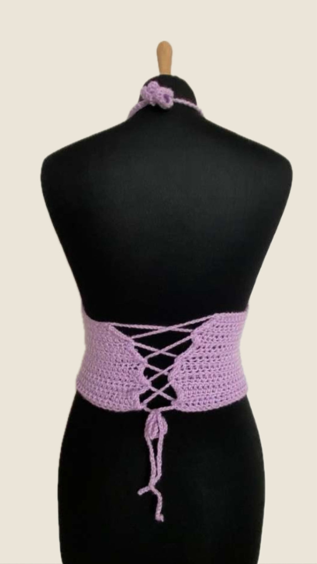 Festival crop top lila